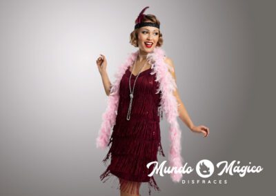 Charlestón color vino