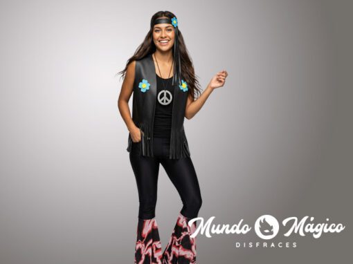 PC.HIM.423 Hippie mujer pantalón rosa TS M