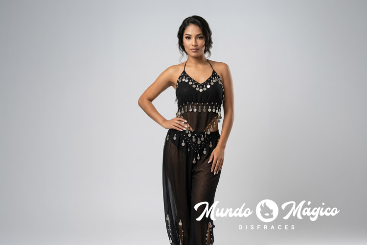 PS.AR.113 Arabe Negra Pantalon TS M