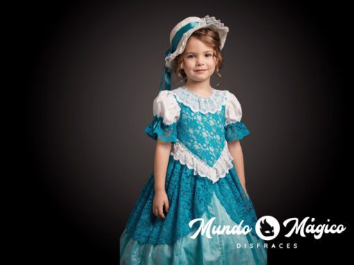 Q.50 Quiteña turquesa con blanco