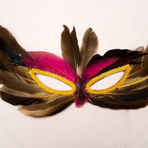 Antifaces plumas