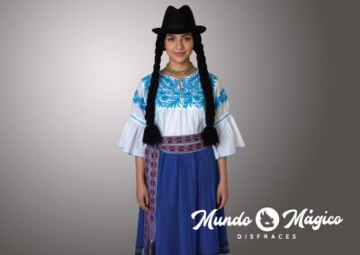 EC.Z.162 Zuleta falda azul T10 12 S