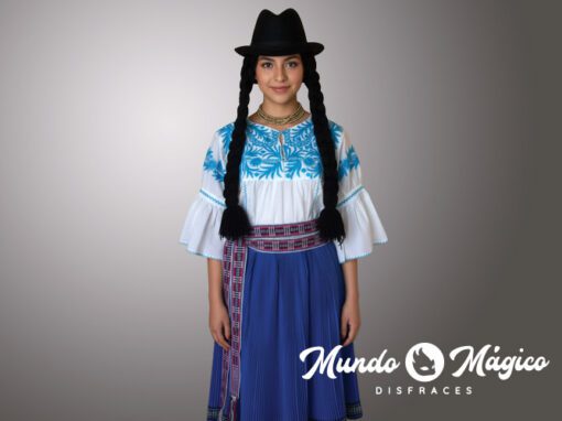 EC.Z.162 Zuleta falda azul T10 12 S