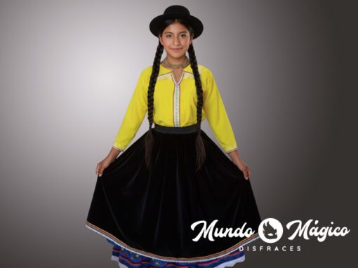 ARM.C.15.A Cayambeña Negra y amarilla T10 12 14 XS