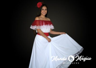 EC.E.65 Esmeraldas blanco y rojo T12 14 S M