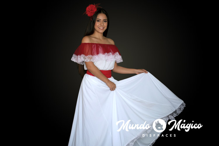 EC.E.65 Esmeraldas blanco y rojo TM L EC.E.65 Esmeraldas blanco y rojo TM L