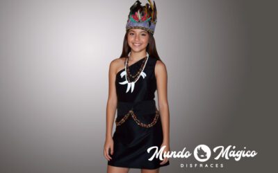 EC.OM.15 Oriente Mujer con corona de plumas T6-M