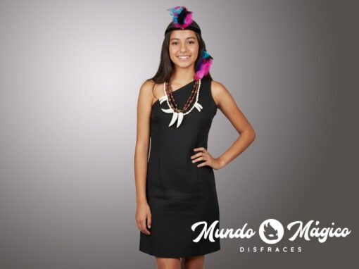 EC.OM.15.5.A Oriente Mujer plumas rosadas T6-M