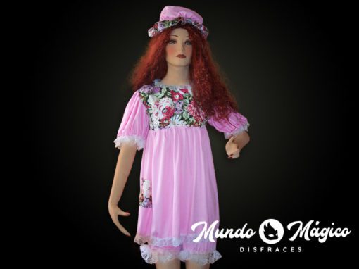 Muñeca rosada kiana blusa flores