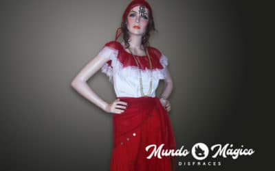 Gitana roja con blanco