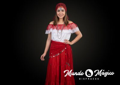 PC.GI.65 Gitana Roja con Blanco T14 XS S