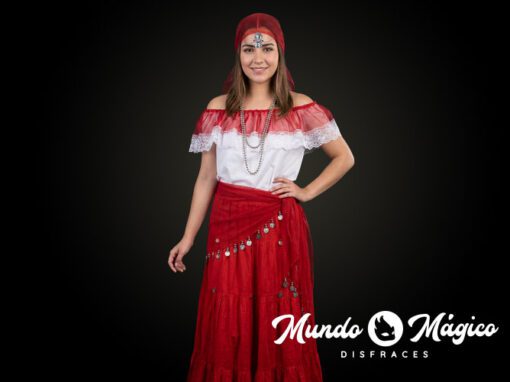 PC.GI.65 Gitana Roja con Blanco T14 XS S