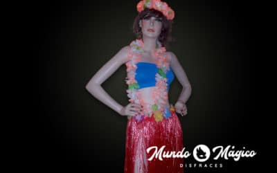 Hawaiana roja con azul