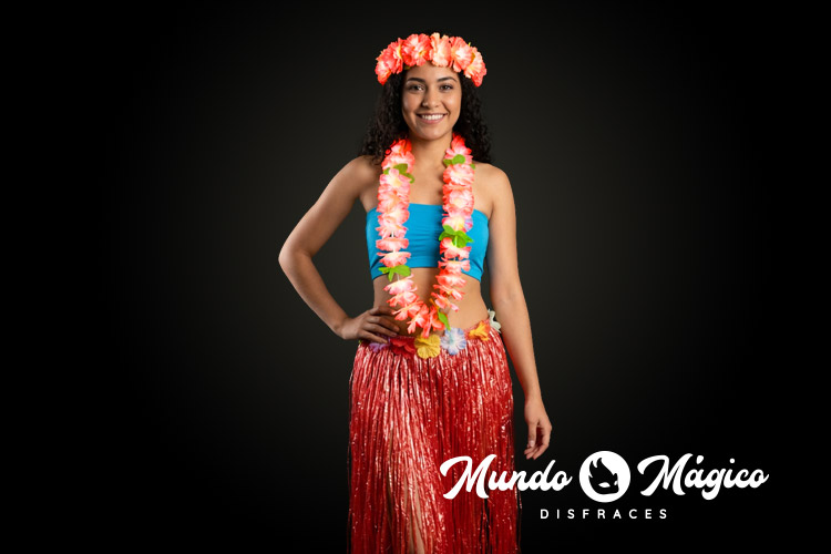 PS.H.65 Hawaiana roja y turquesa. Única