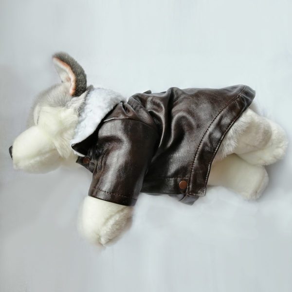 Chaqueta de cuero para perrito - Imagen 3