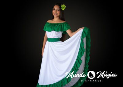 EC.E.139 Esmeraldas blanco y verde T12