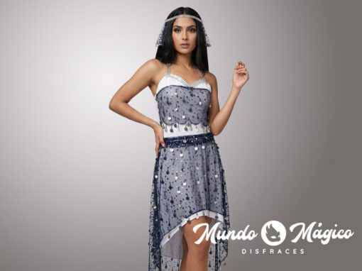 PC.A.290 Árabe Gris con lentejuelas TS M PC.A.290 Árabe Gris con lentejuelas TS M