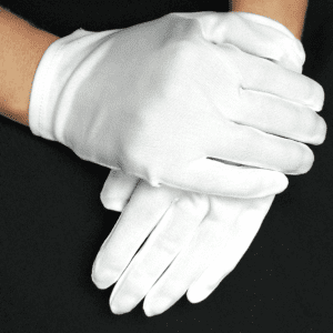 Guantes blancos 24 cms