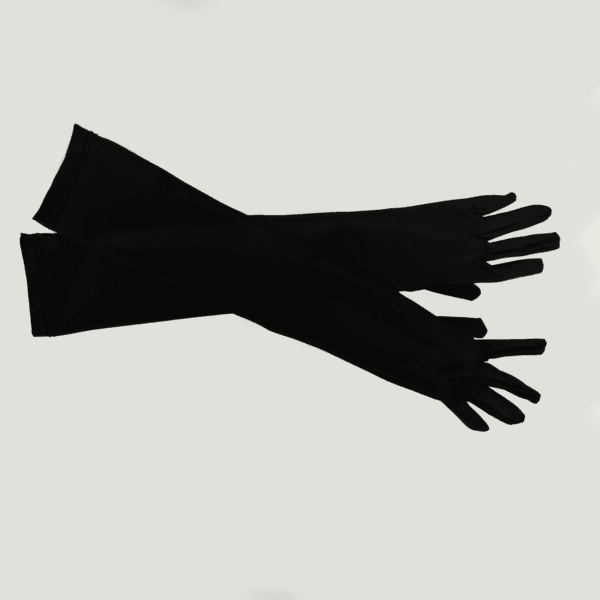 Guantes negros largos - Imagen 3