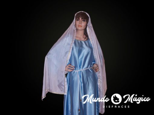 Virgen túnica azul