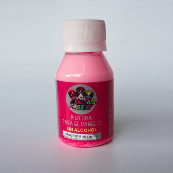 Pintura para cabello rosado