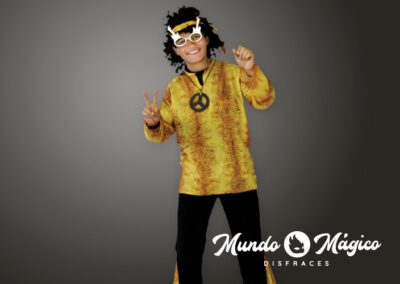 Hippie amarillo con negro