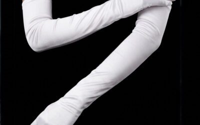 Guantes blancos largos