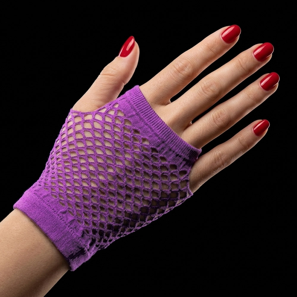 guantes lilas en red