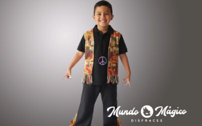 Hippie de colores niño