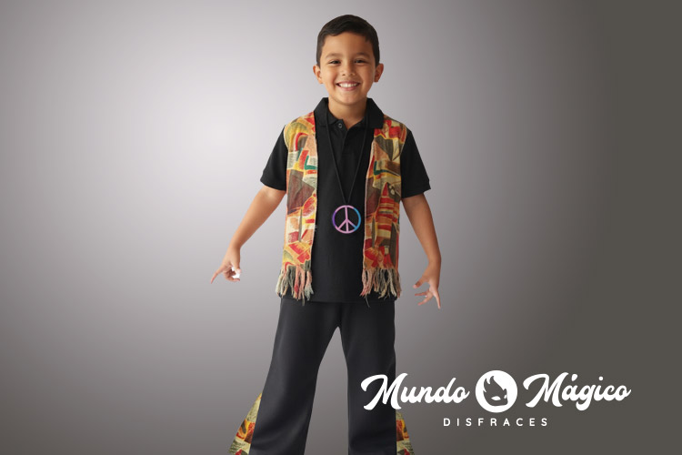 Hippie de colores para niño