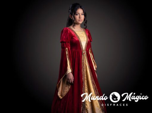 Medieval roja y dorado