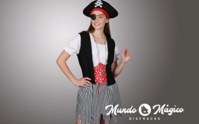 PC.PM.166 Pirata Mujer Falda corta TS M