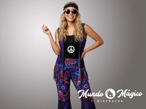 PC.HIM.143 Hippie Mujer Pantalón lila TS M L