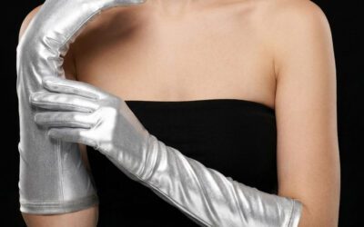 Guantes plateados