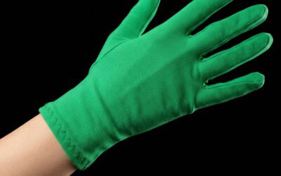 Guantes verdes