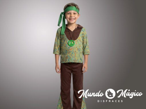 PC.H.385 Hippie niño café y verde T8 PC.H.385 Hippie niño café y verde T8