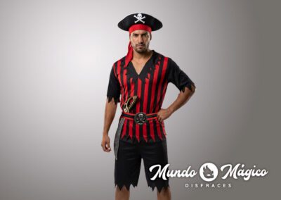 PC.PH.565 Pirata negro y rojo TM