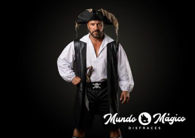 PC.PH.40 Pirata negro sombrero TM L